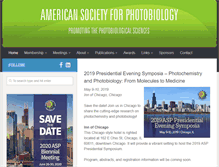 Tablet Screenshot of photobiology.org